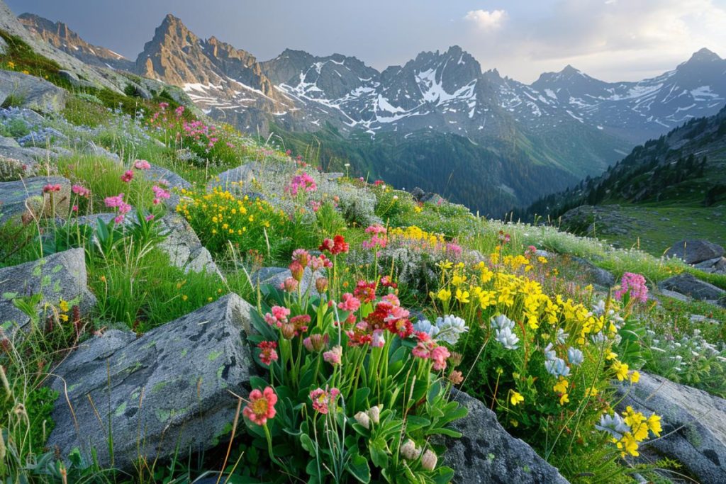 Découvrez le jardin alpin du col du Lautaret : un trésor naturel des Alpes.