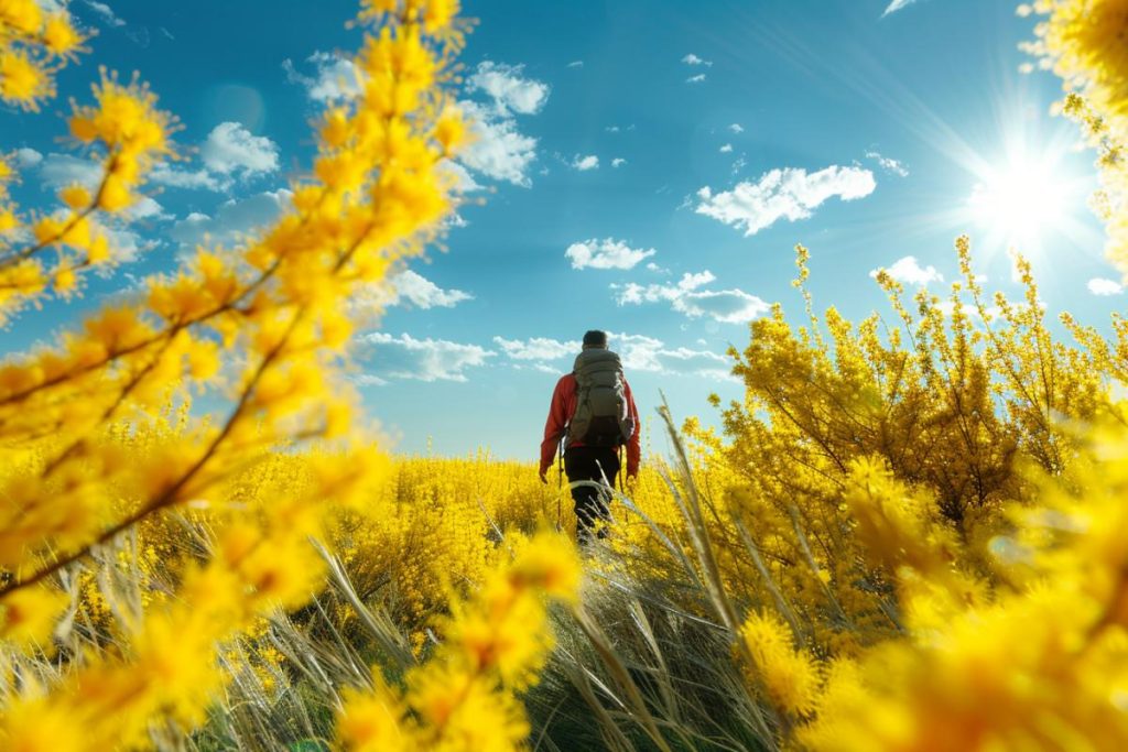 Découvrez la randonnée dans la plus grande forêt de mimosa d'Europe : guide et astuces