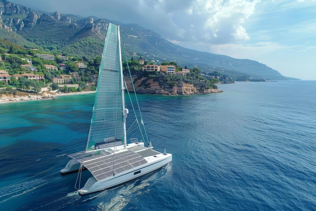 Croisière privée en catamaran solaire : une évasion unique Nice-Monaco