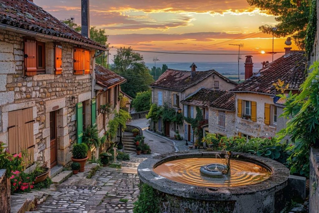 Ce village de Saône-et-Loire semble tout droit sorti du Piémont italien