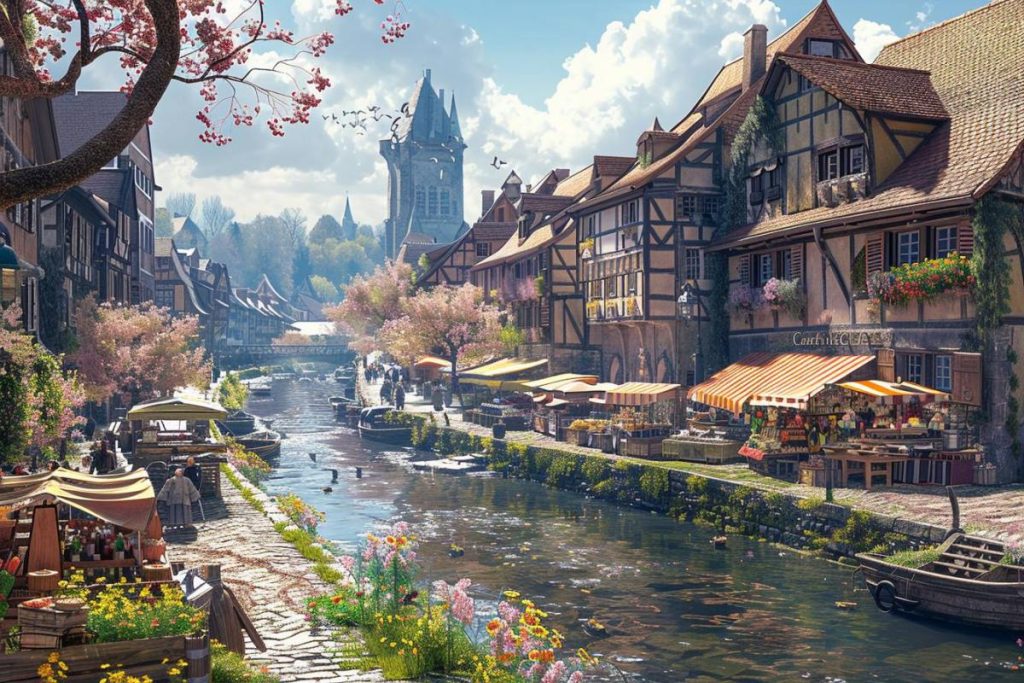 À 2h de Paris, cette ville historique attire de plus en plus pour ses marchés et ses balades en bord de rivière.