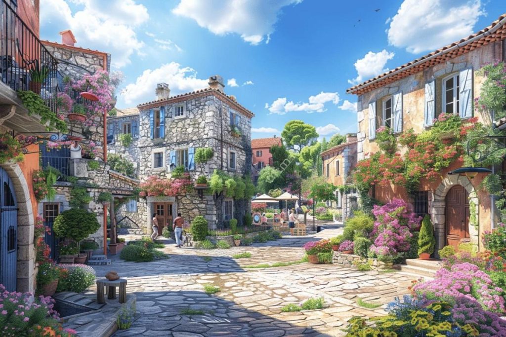 Ce village provençal de 1800 habitants attire chaque été plus de 1,5 million de visiteurs.