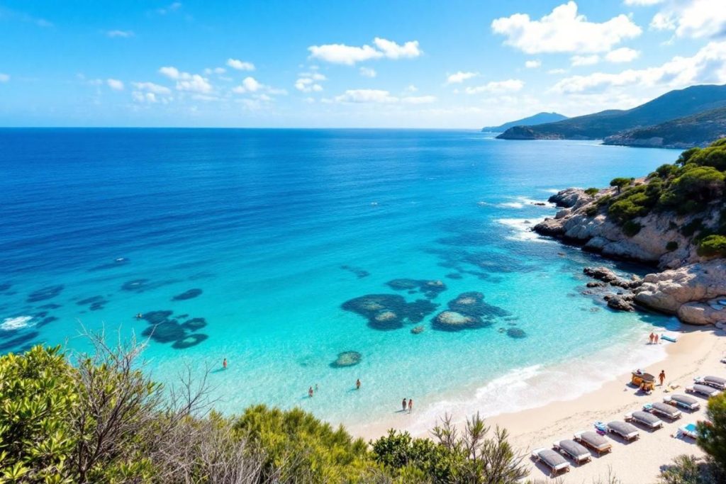 Une plage méconnue en Corse où le sable blanc rivalise avec les Caraïbes