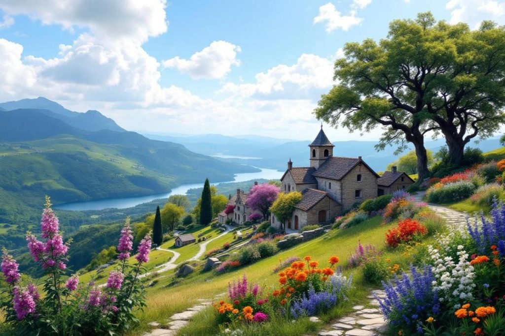 À seulement 1h de Montpellier, ce village perché offre l’un des panoramas les plus spectaculaires du sud