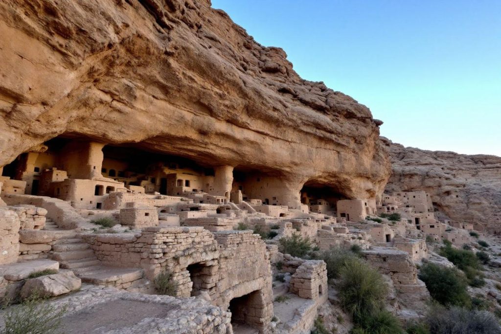 Construit dans la roche, ce village troglodytique est une merveille médiévale unique en France