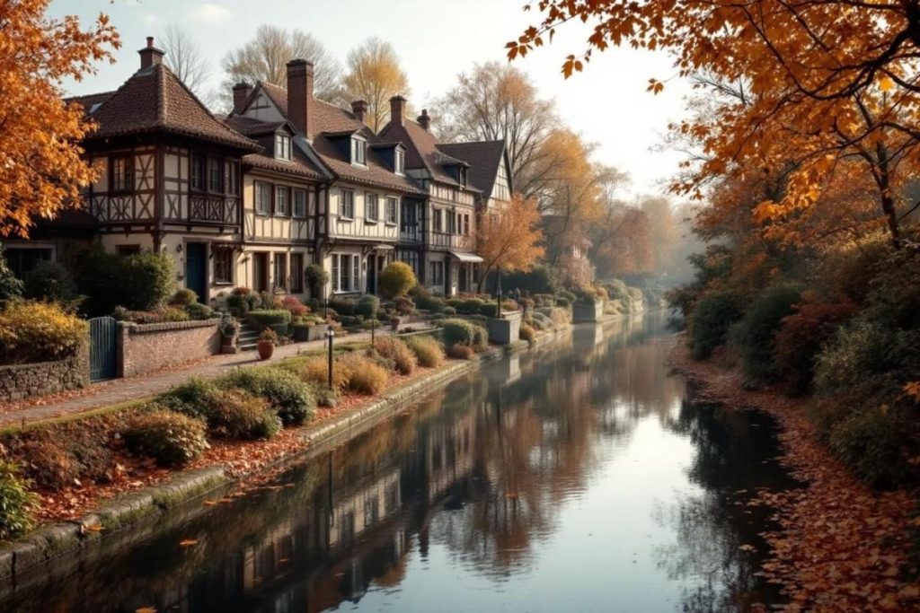 À 1h de Dijon, ce village médiéval aux maisons à colombages est un bijou à visiter en automne