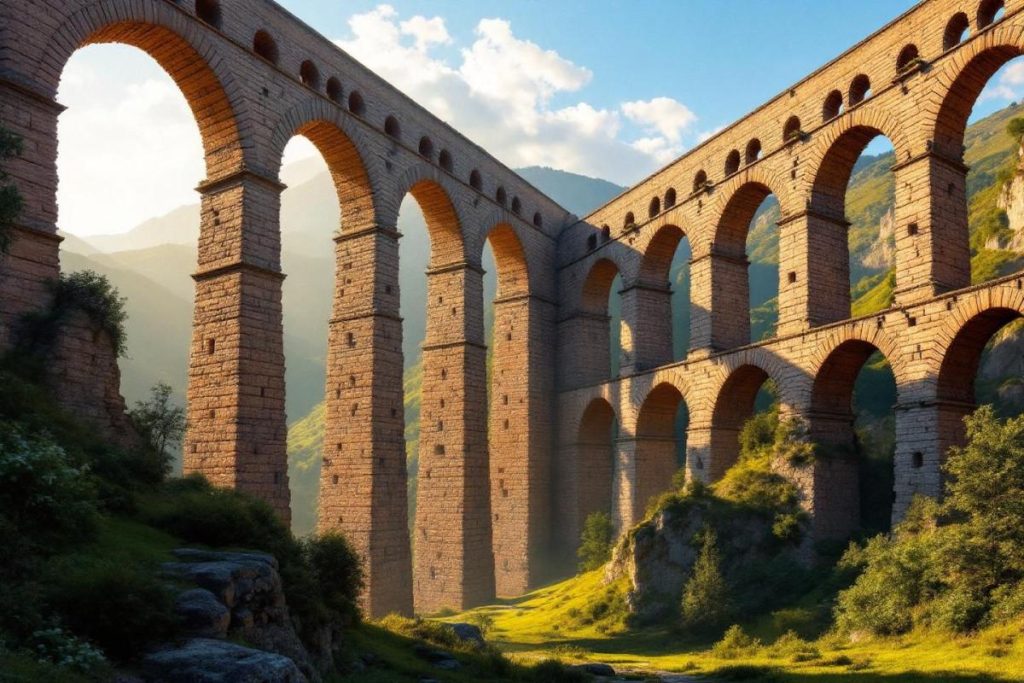 Plus majestueux que le Pont du Gard, ce aqueduc médiéval enchante les visiteurs