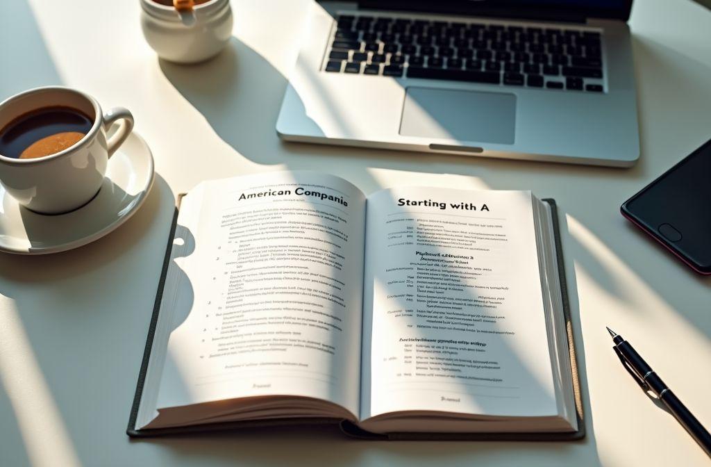 Livre, tasse de café, ordinateur portable sur un bureau blanc