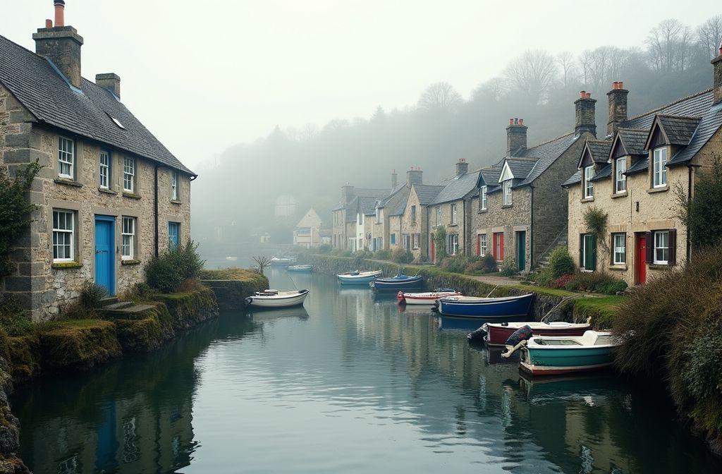 Peu connu, ce village breton au bord de l’eau semble suspendu dans le temps