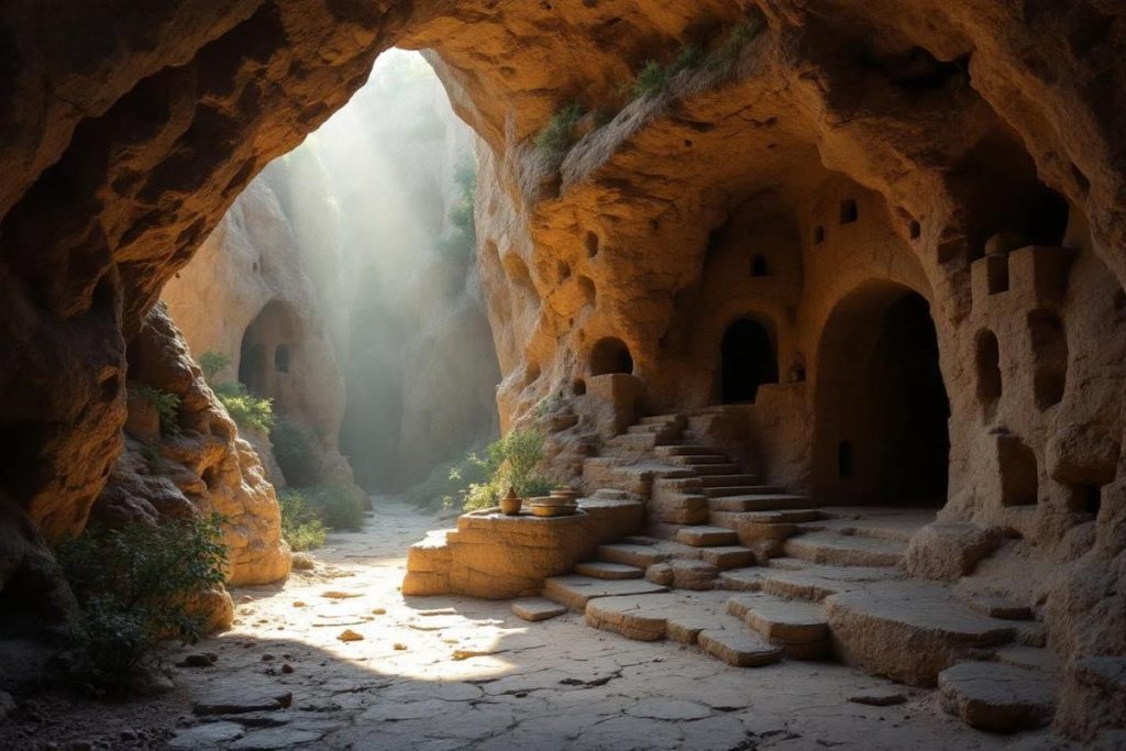 Construit à même la roche, ce village troglodytique est une merveille médiévale unique en France