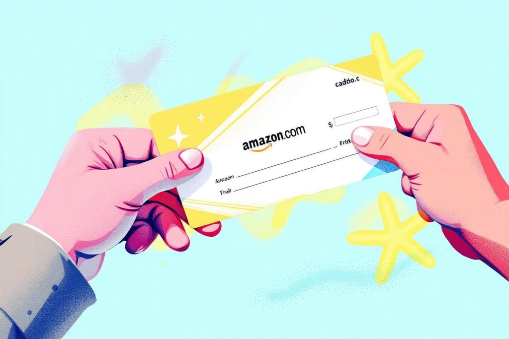 Comment convertir un chèque Cadhoc en carte cadeau Amazon facilement