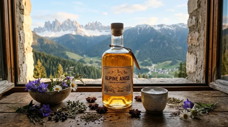 Pastis des Alpes 45° : alcool anisé des Alpes