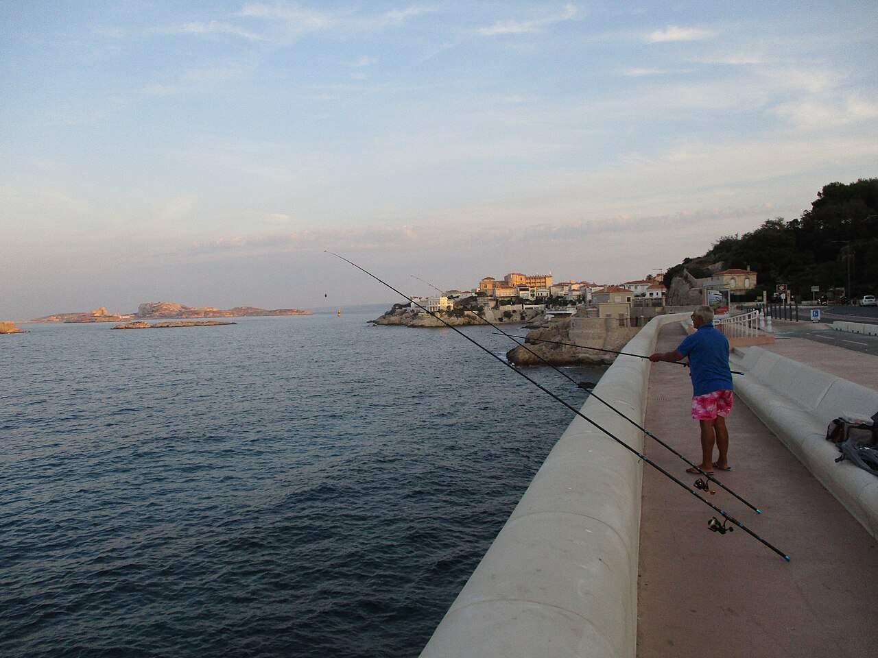 Vue de la Corniche Kennedy à Marseille