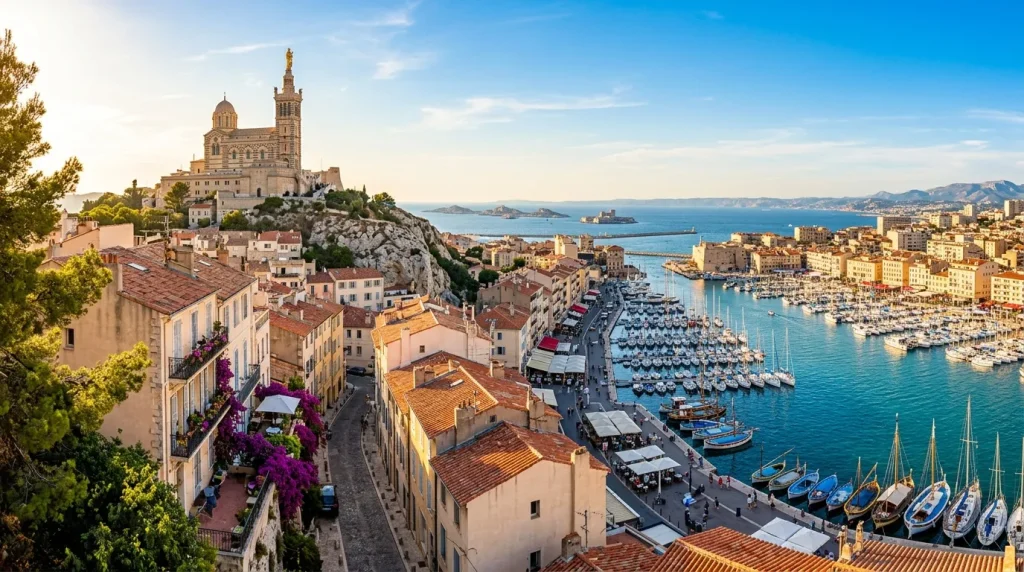 vue Marseille du dessus