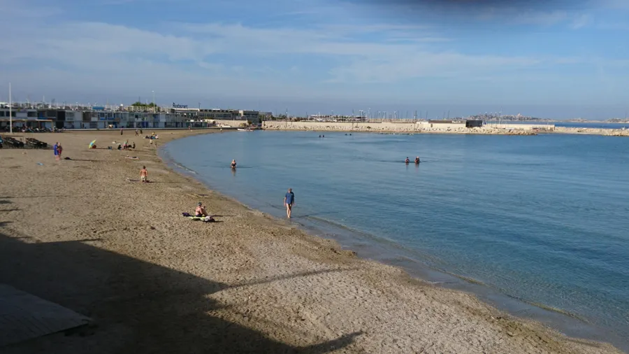 Plage de la Pointe-Rouge à Marseille