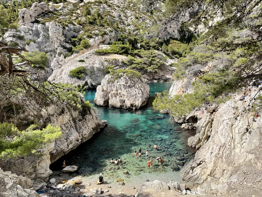 Calanque de Sugiton à Marseille